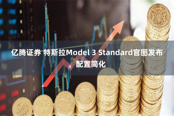 亿腾证券 特斯拉Model 3 Standard官图发布，配置简化